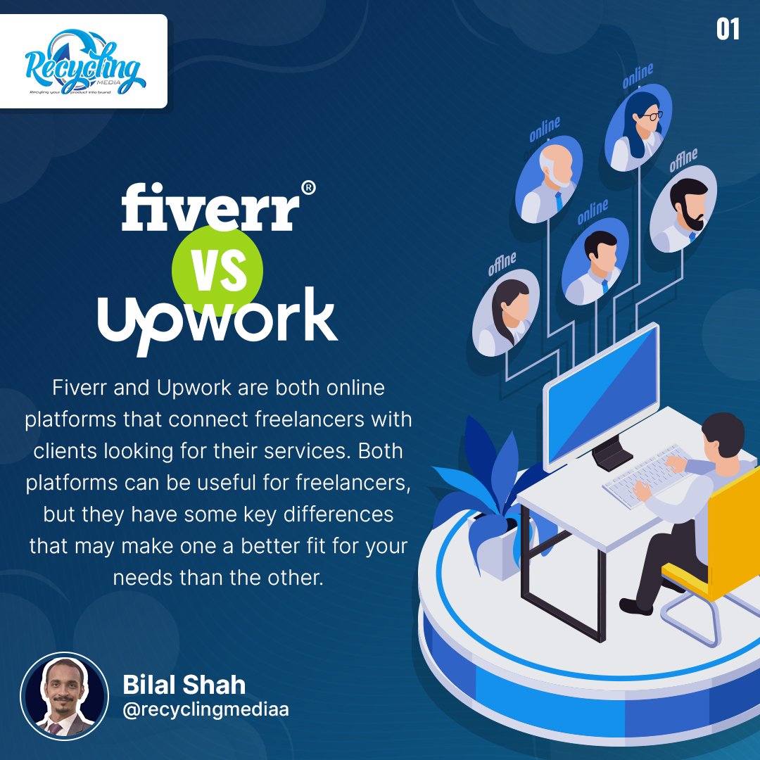 Fiverr Vs Upwork: A Comparison Of Two Popular Freelancing Platforms