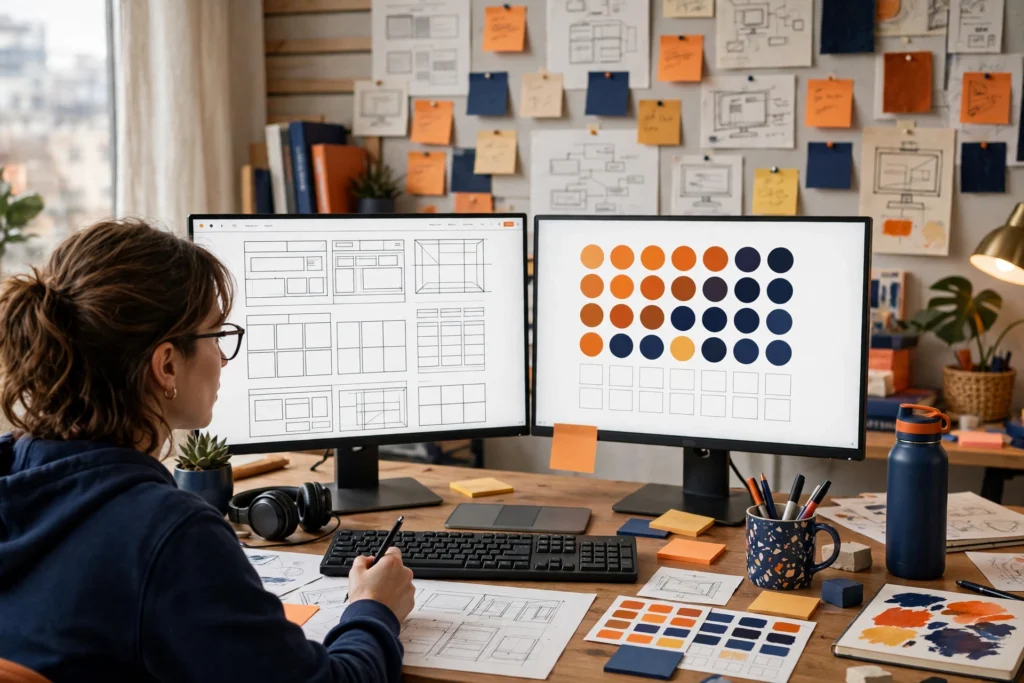 Top 10 Webflow Website Examples That Actually Convert (2026) 3 Web design agency building a high-converting Webflow website for a client